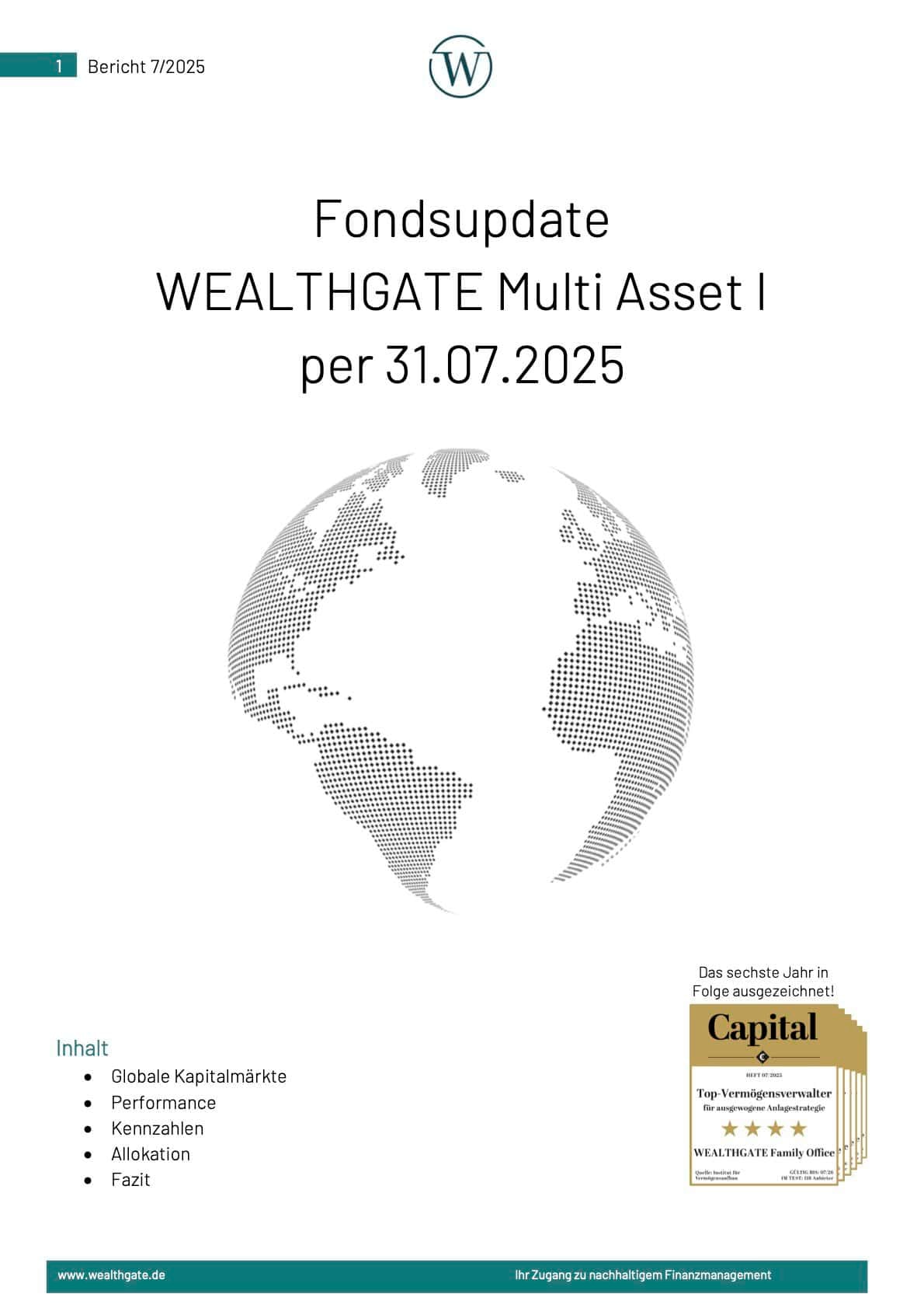 Fondsupdate Juli 2025