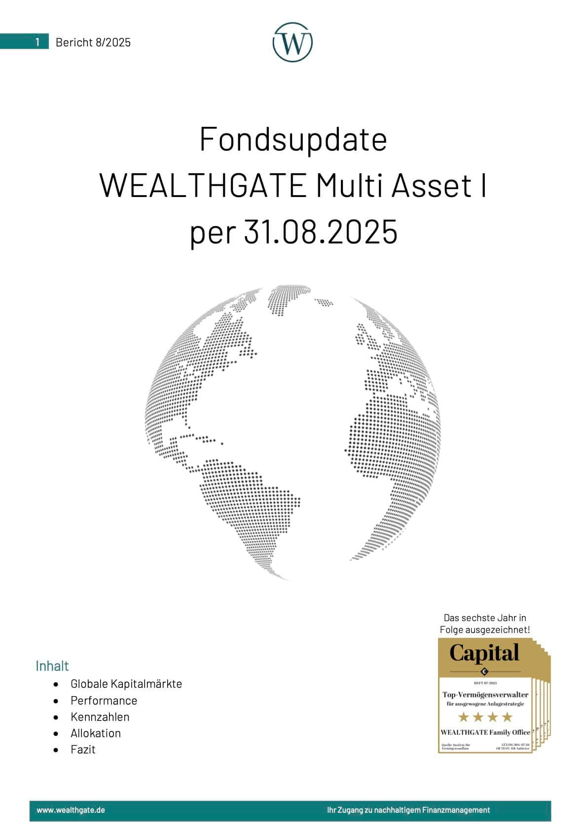 Fondsupdate August 2025